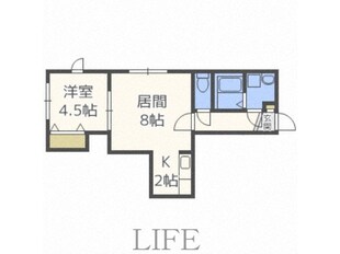 アルファイン南郷の物件間取画像